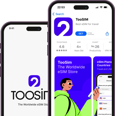 TooSim's app has a high conversion rate