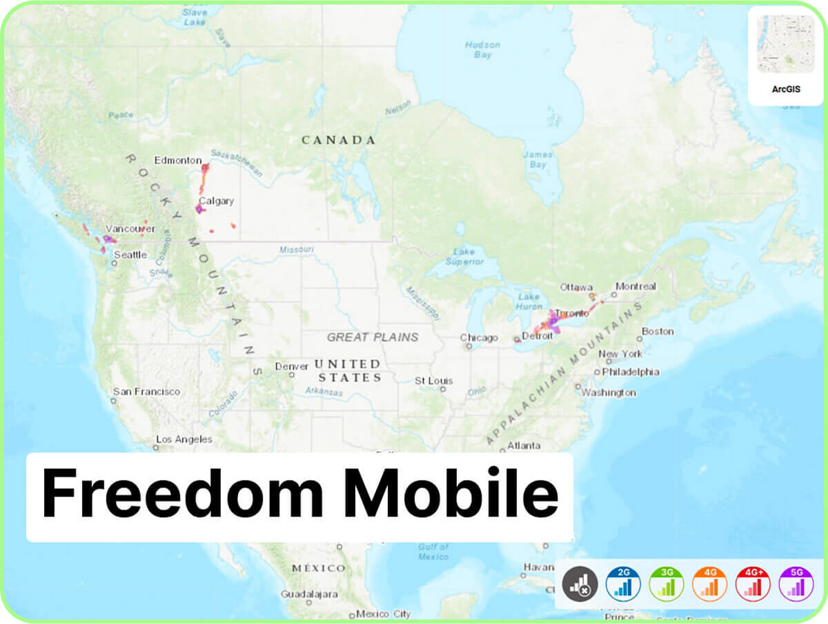 freedom mobiles 3g 4g 5g coverage map in canada