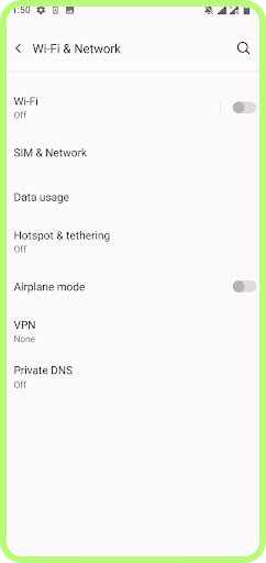 Go to Network and Internet/Connections