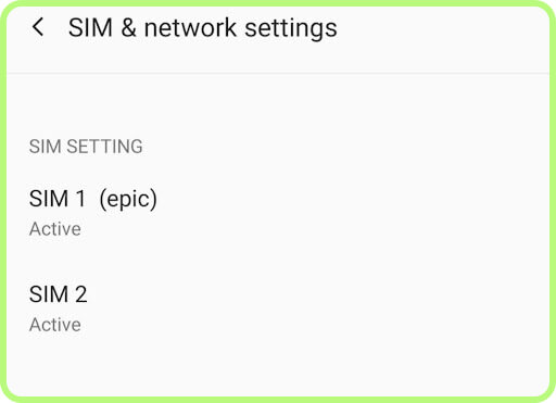 Tap SIM and network settings, Make sure this is your new travel eSIM active