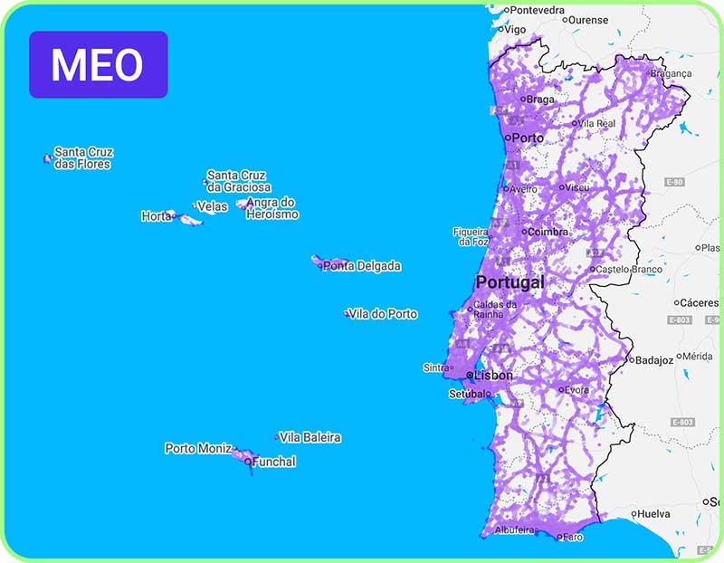 best coverage across portugal meo