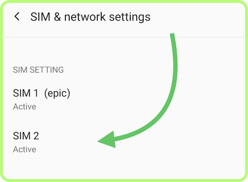 Tap Mobile Network, SIM and Network, SIMs