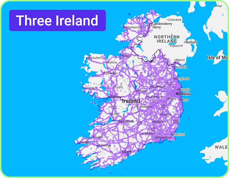 three ireland esim for ireland